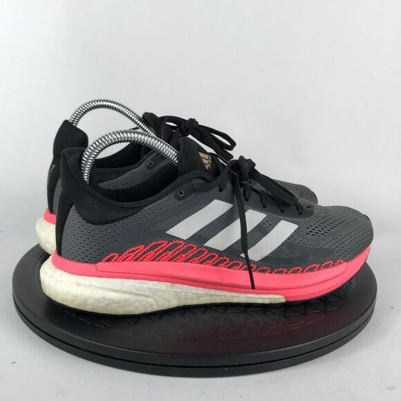 Adidas Solar Glide St 3 Gray Athletic Running Shoes FV7252 Women’s Size 6.5 - Picture 4 of 12